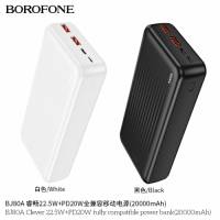 Pin dự phòng sạc nhanh Borofone BJ80A 22.5W+PD20W (20000mAh)