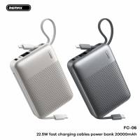 Sạc dự phòng sạc nhanh Remax FC-06 20000mAh 22.5W tích hợp cáp sạc nhanh có thể dùng làm dây treo Kích thước nhỏ Màn hình kỹ thuật số