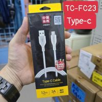 Cáp bện Pisen TC-FC23 Type-C 3A 1.2m
