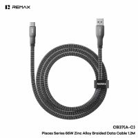 Cáp dữ liệu bện hợp kim kẽm Remax CB37(A-C) sạc nhanh 66W 1.2 mét CB37-A-C